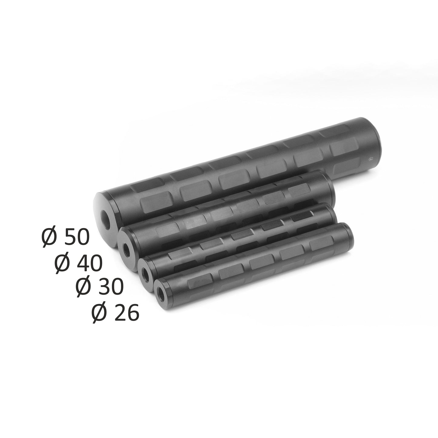 Schalldämpfer SlimJoe 26mm UNF für Huben GK1