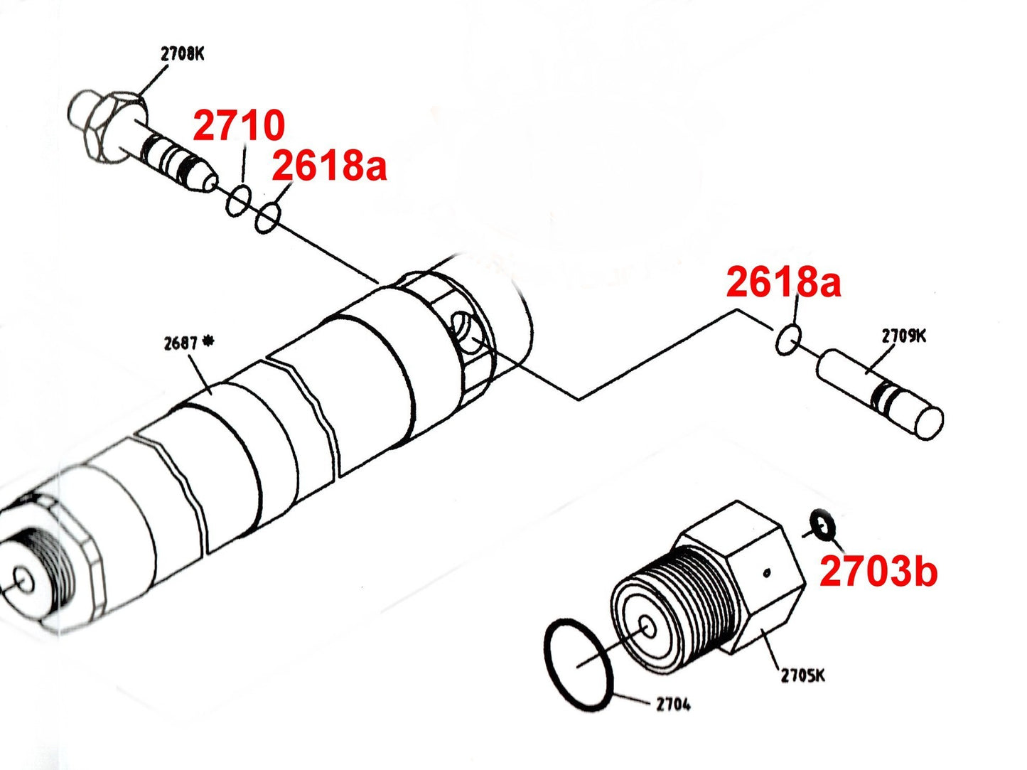 Dichtset 35-teilig für Weihrauch HW100